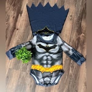 DC Superhero Costume - Black, Gray, and Yellow
